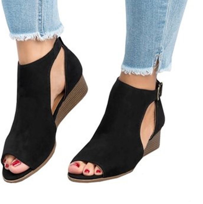 NIA OPEN TOE SHOES