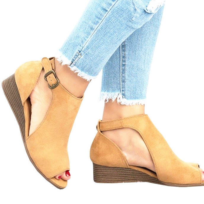 NIA OPEN TOE SHOES