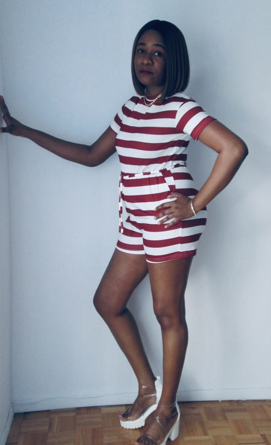 ZINE O-NECK ROMPER