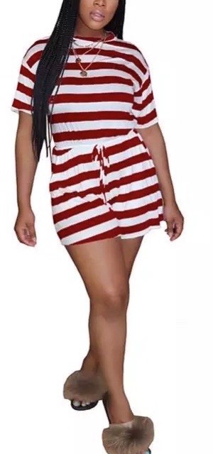 ZINE O-NECK ROMPER