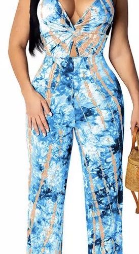 FANIE V-NECK PLUS SIZE JUMPSUIT