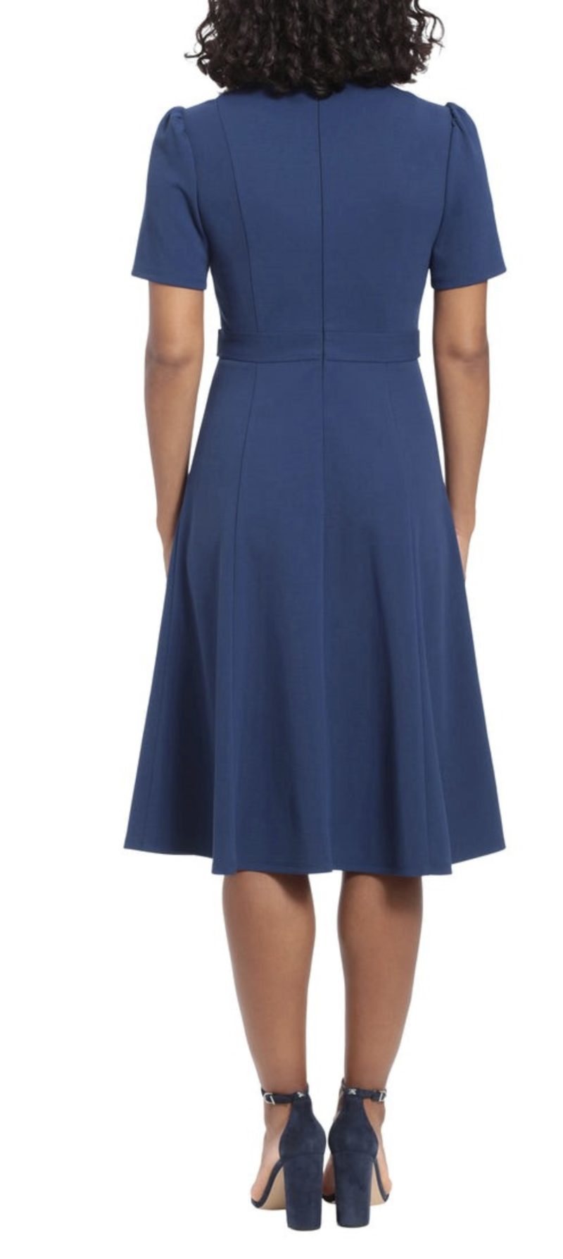 A-LINE MIDI DRESS BY LONDON TIMES