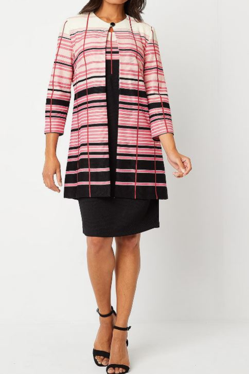 DANNY & NICOLE 3/4 JACKET DRESS