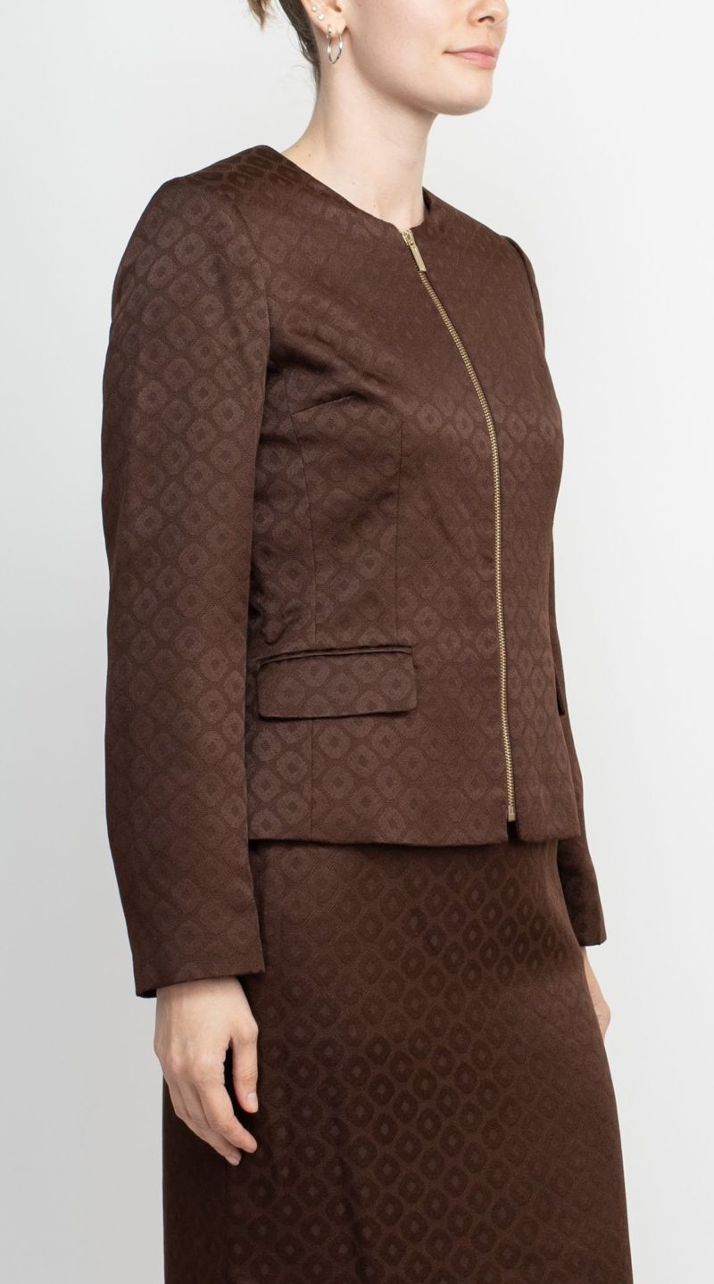 2 PIECE JACQUARD SKIRT SET BY JOHN MEYER