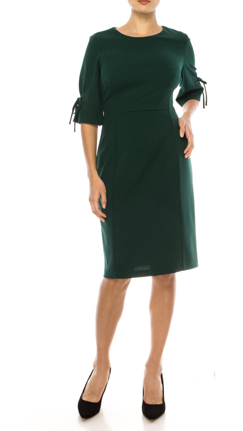 TIE SLEEVE DRESS BY CONNECTED APPAREL