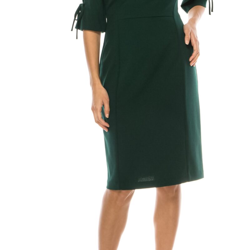 TIE SLEEVE DRESS BY CONNECTED APPAREL
