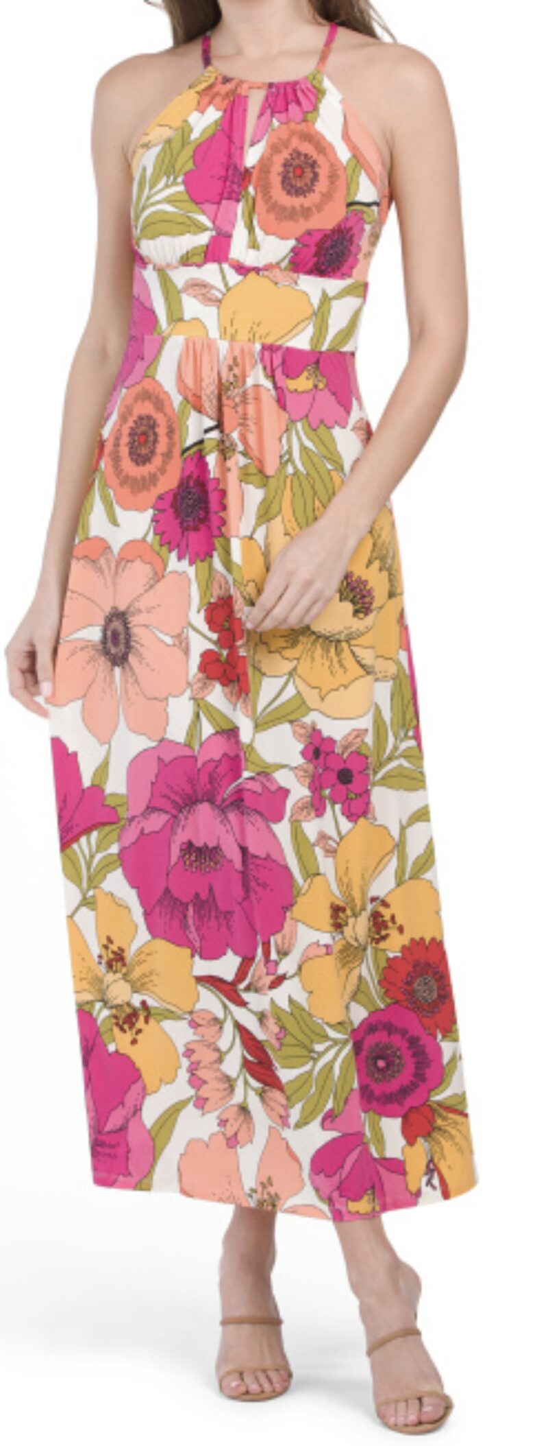 FLORAL MIDI DRESS BY L. TIMES