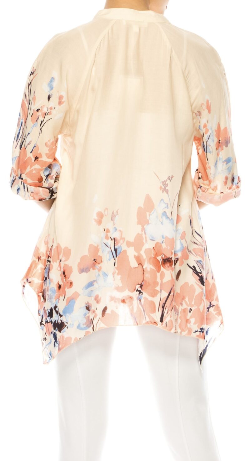 GRAND &  G.  3/4 SLEEVE TOP